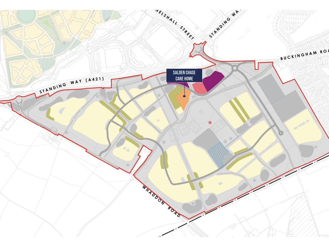 Development Site - Care Home, Salden Chase, Bletchley, Milton Keynes, Buckinghamshire, MK17 0EG