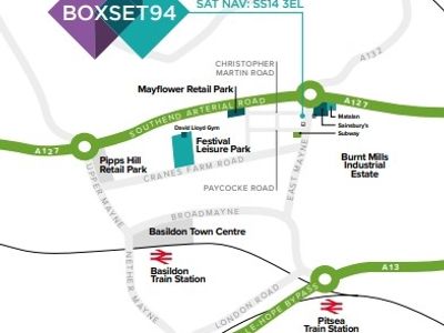 Property Image for Boxset 94, Christopher Martin Road, Basildon, Essex, SS14 3EL