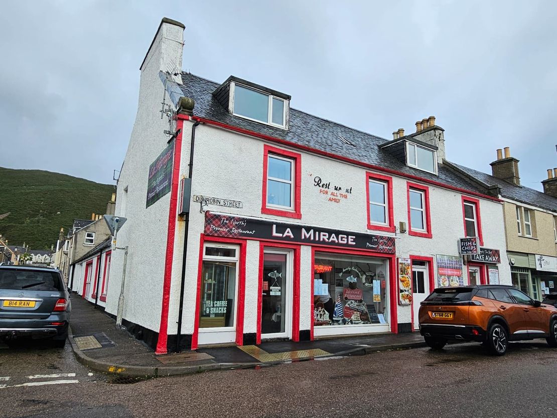 La Mirage, 7 -9 Dunrobin Street, Helmsdale, KW8 6JA