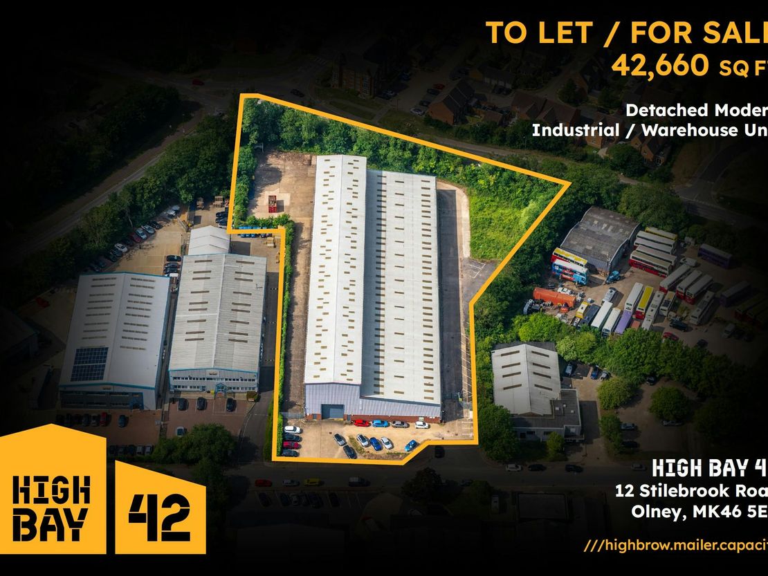High Bay 42, 12 Stilebrook Road, Olney, MK46 5EA