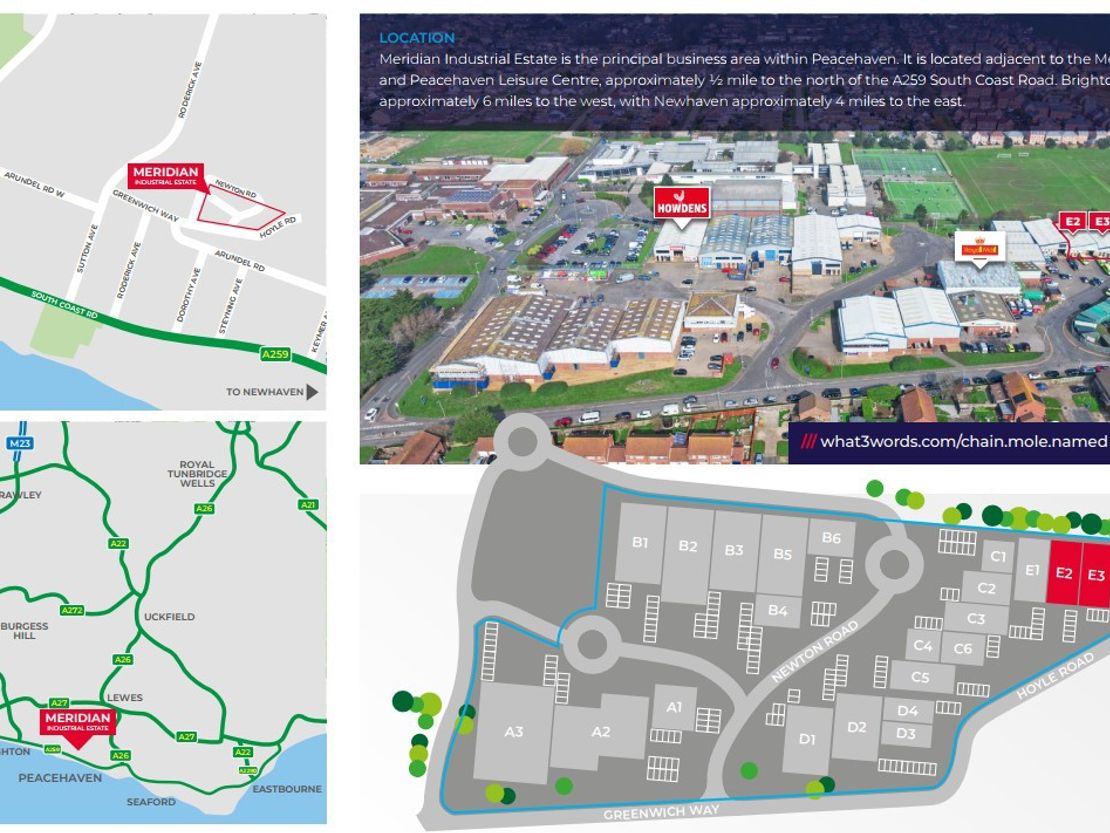 Units E2 & E3, Meridian Industrial Estate, Newton Road, Peacehaven, East Sussex, BN10 8JQ