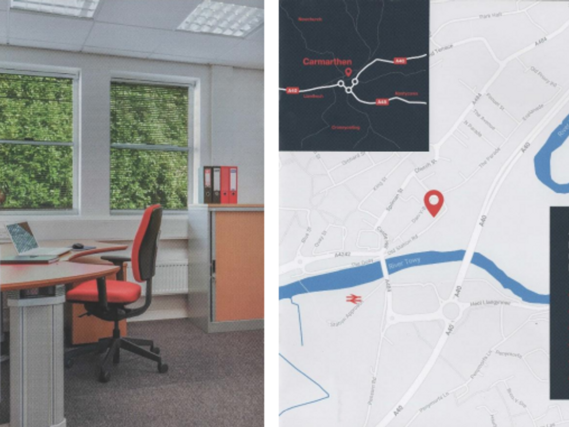 Lower Ground Floor Offices, Ty Myrddin, Old Station Rd, Carmarthen SA31 1GS