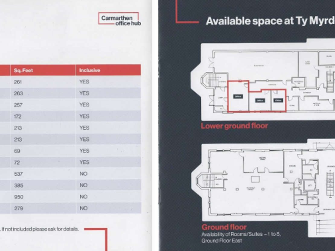Lower Ground Floor Offices, Ty Myrddin, Old Station Rd, Carmarthen SA31 1GS
