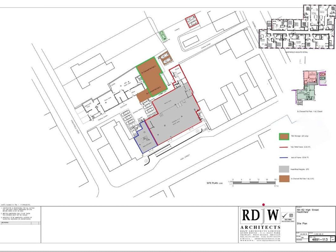 58-62 High Street & Flats 1&2, 3c, Cherwell Road, Heathfield, TN21 8JT