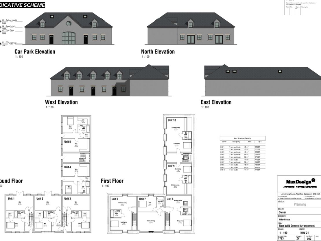 Pillar House, 19-21 South Parade, Doncaster, South Yorkshire, DN1 2DJ