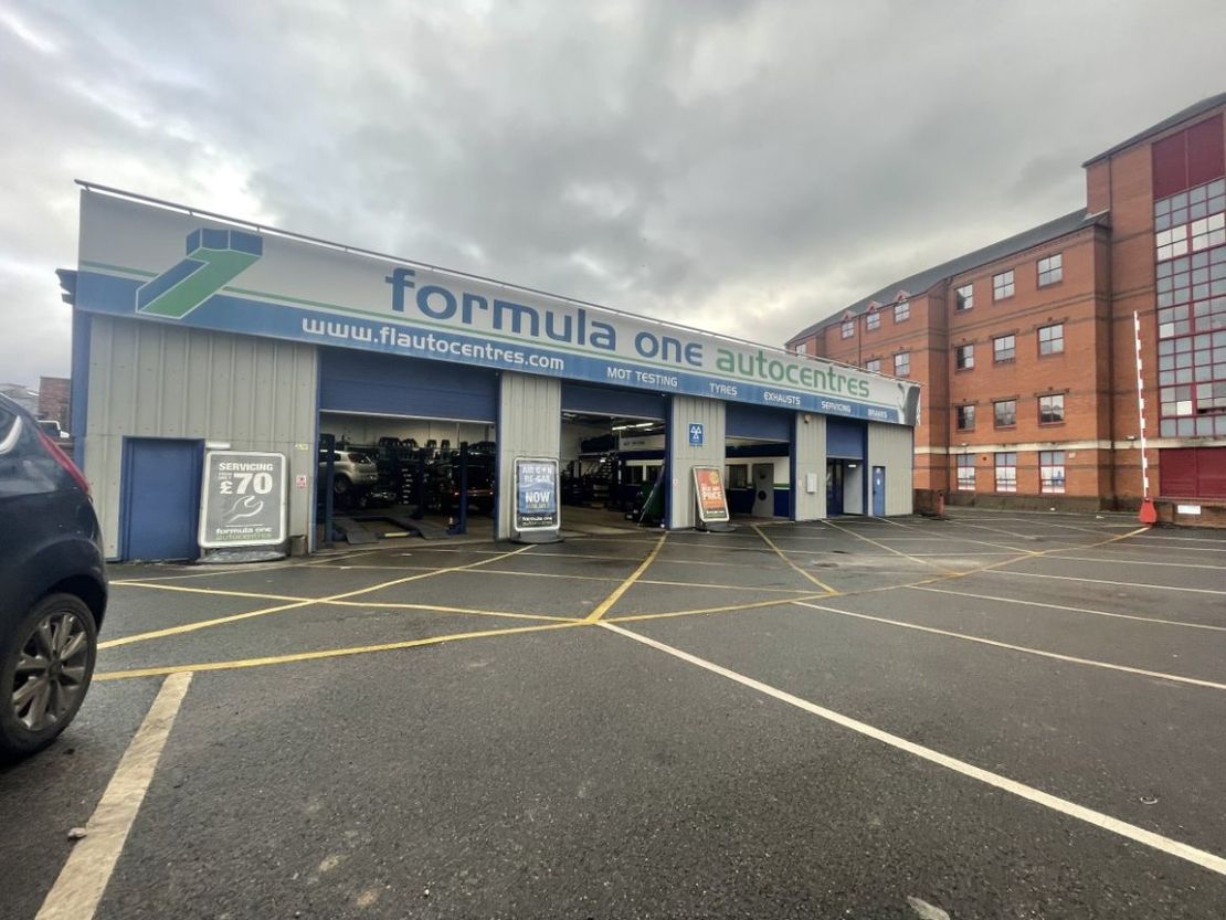 Former Formula One Autocentres, 1 Glasshouse Street, Nottingham, Nottinghamshire, NG1 3LP