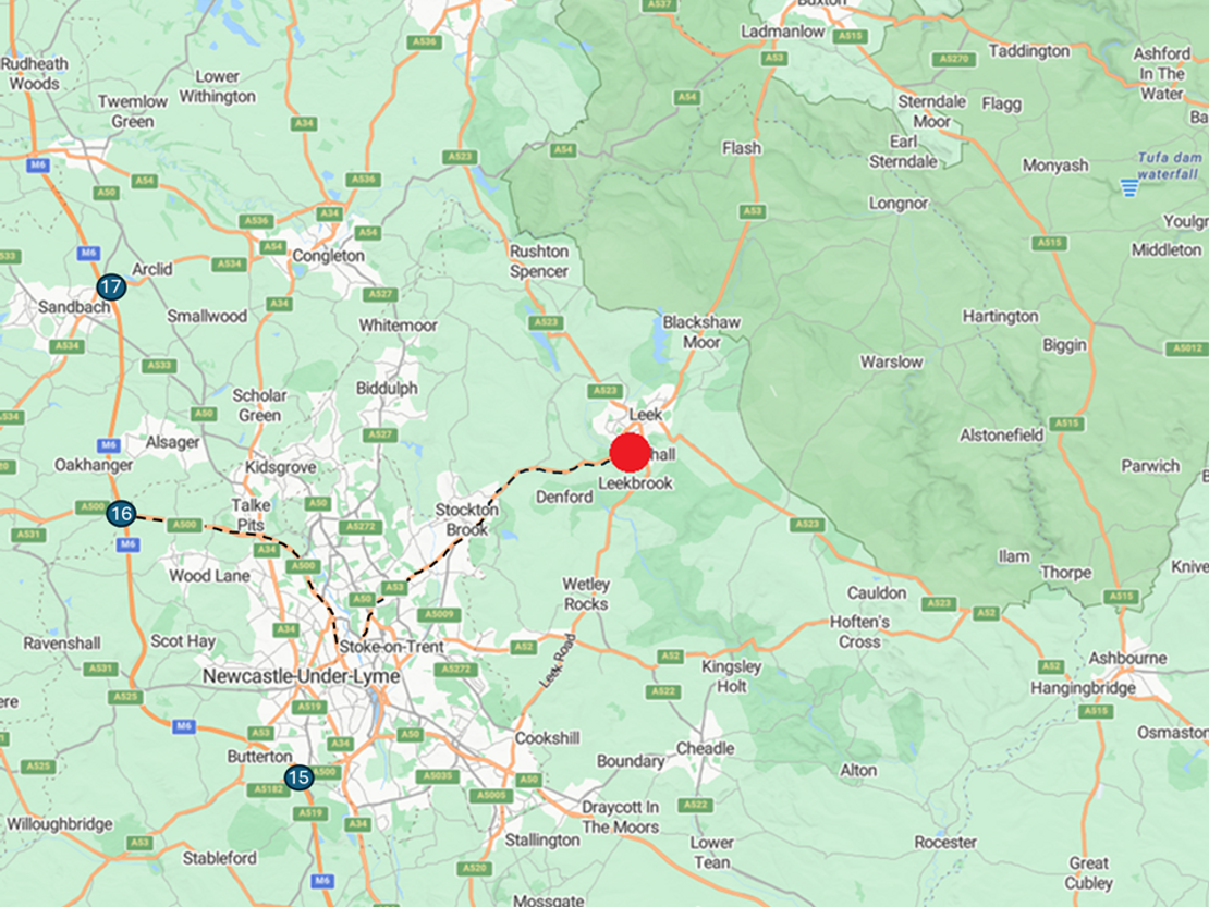 Barnfields Industrial Estate, Sunnyhills Rd, Leek ST13 5RJ