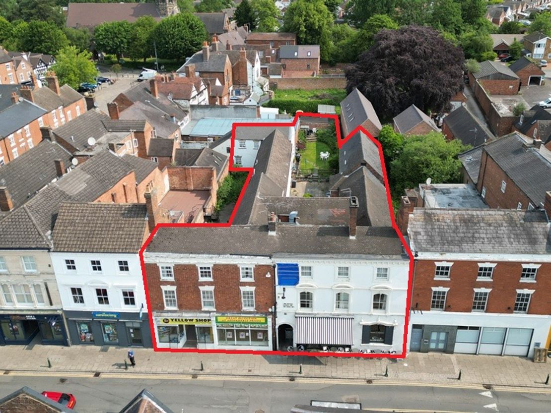 92-94 Long Street &amp; 1-14 Bakers Court, Atherstone, Warwickshire, West Midlands, CV9 1AP