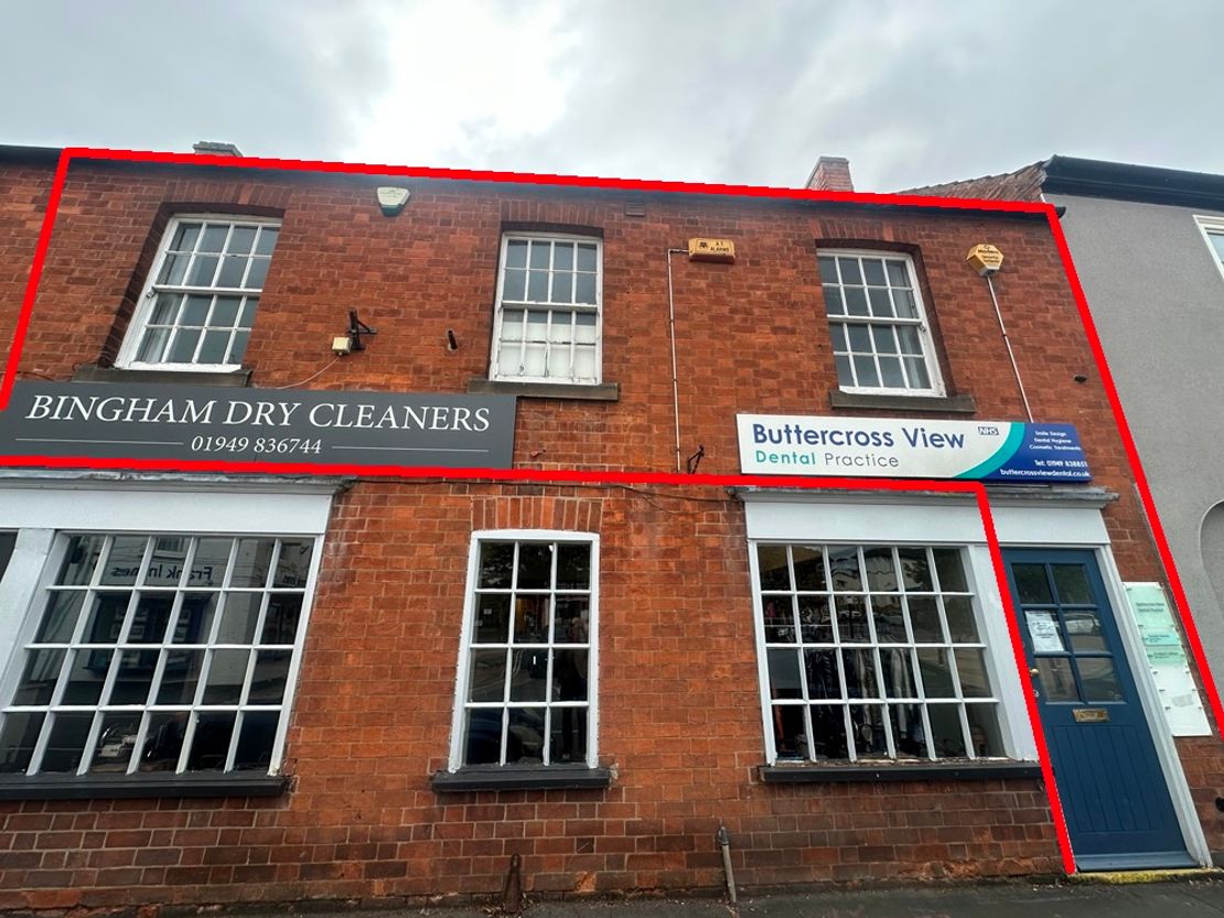 First Floor, 25 Market Place, Bingham, Bingham, Nottinghamshire, NG13 8AN