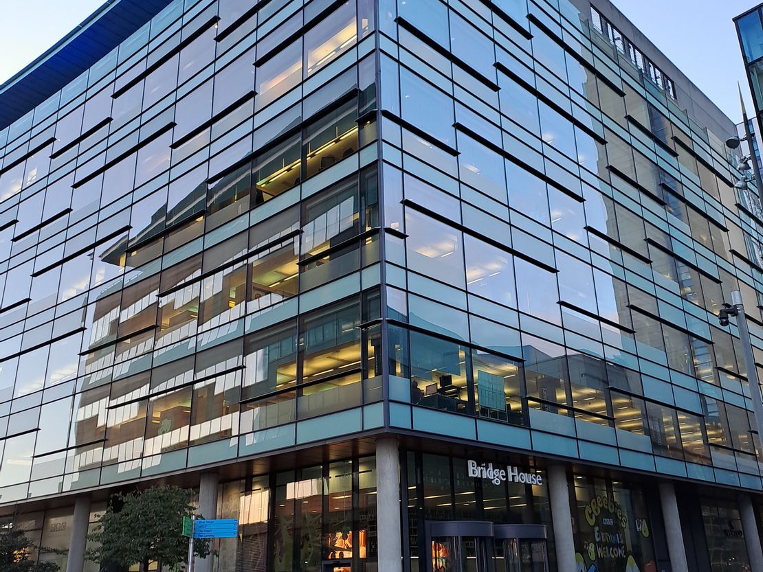 BBC Bridge House, Blue, Media City Uk, Salford, Greater Manchester, M50 2BH