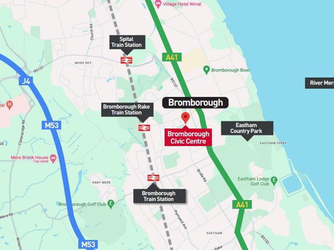 Bromborough Civic Centre, Allport Lane, Bromborough, Wirral, CH62 7HR