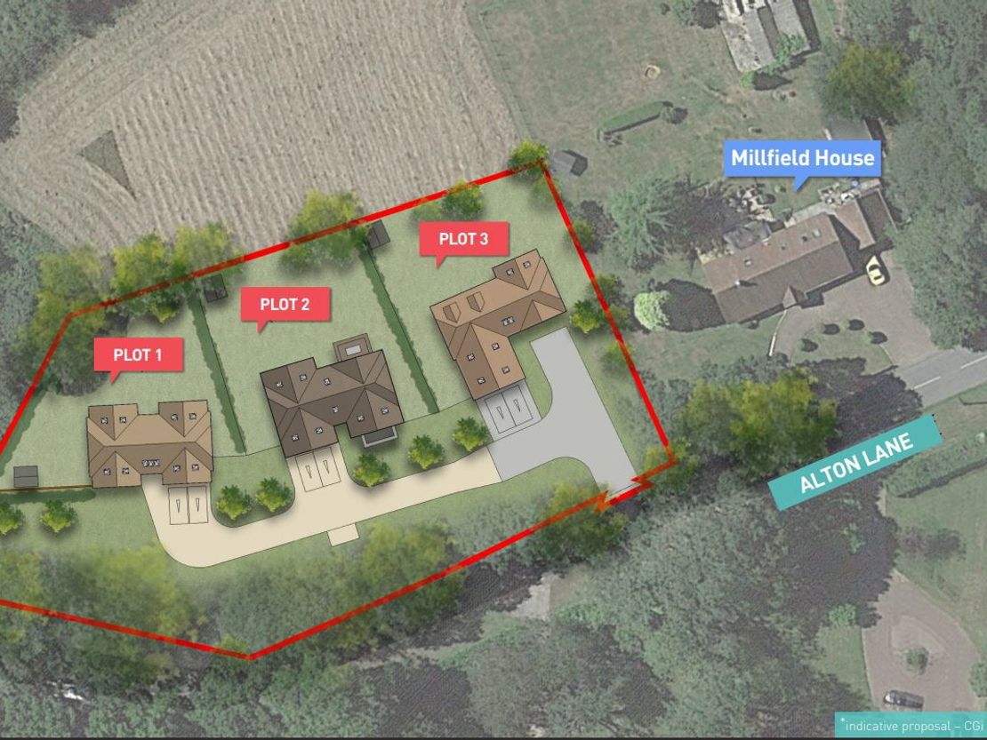 Land Between Conway & Millfield, Alton Lane, Four Marks, Alton, Hampshire, GU34 5AL