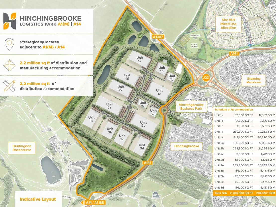 Hinchingbrooke Logistics Park, Huntingdon, PE28 4NL