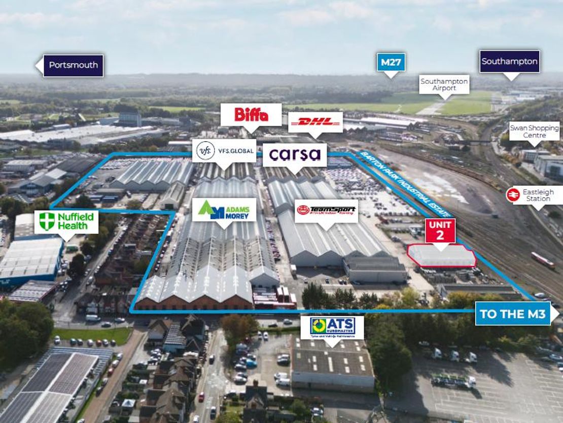 Unit 2 Barton Park Industrial Estate, Chickenhall Lane, Eastleigh, Hampshire, SO50 6RR