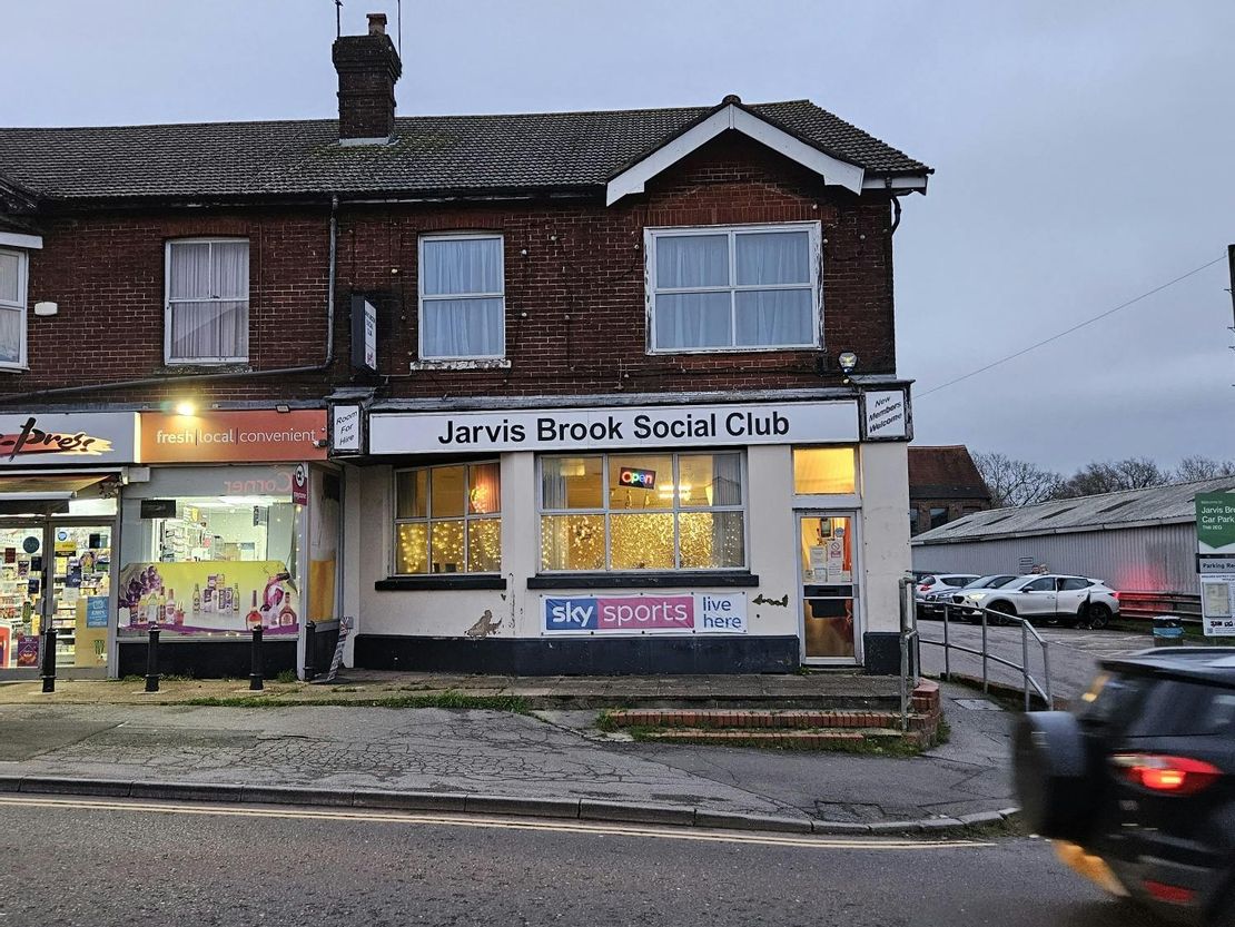 Part of The Jarvis Brook Social Club, Crowborough Hill, Crowborough, TN6 2EG