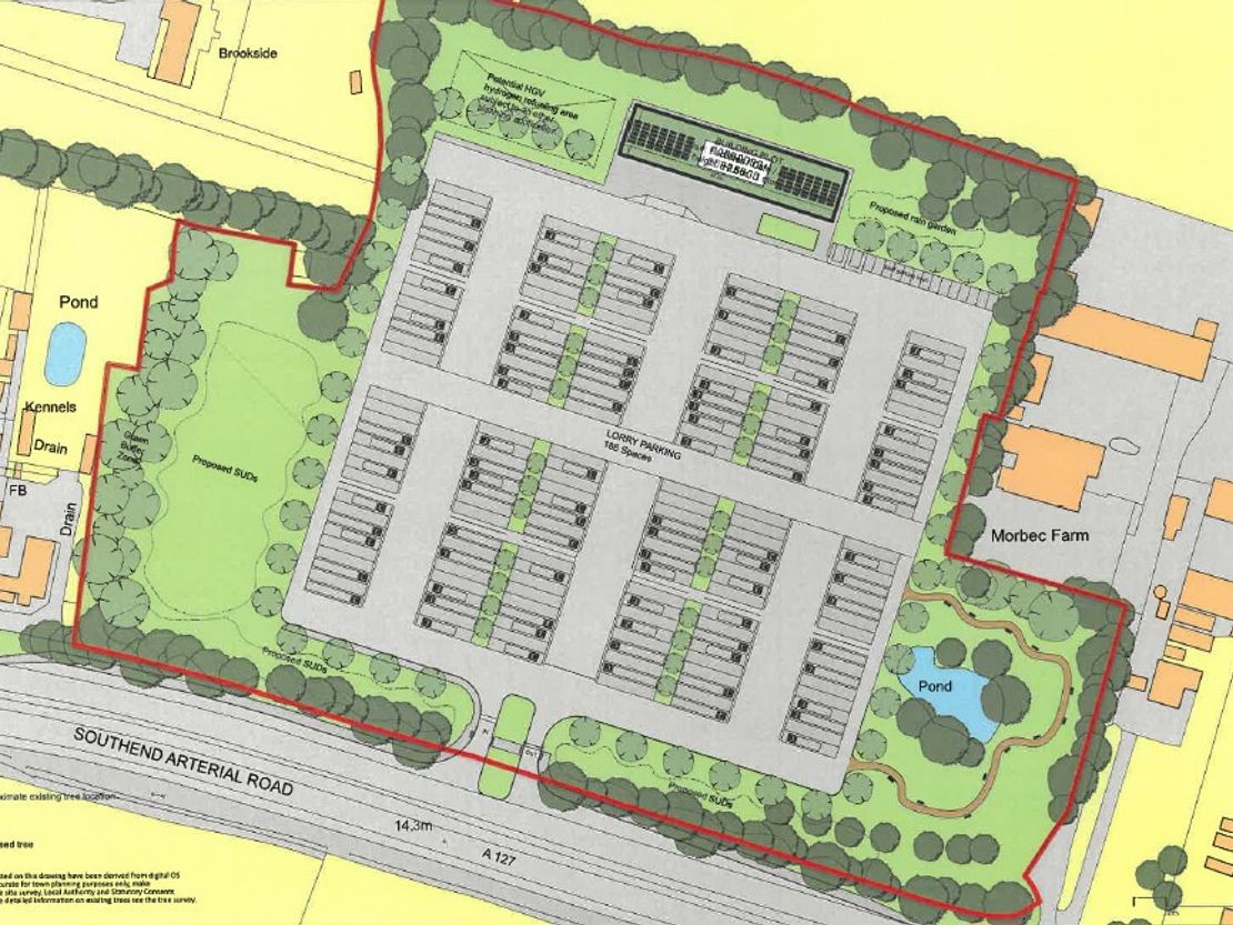Morbec Farm, Arterial Road, Wickford, Essex, SS12 9JF