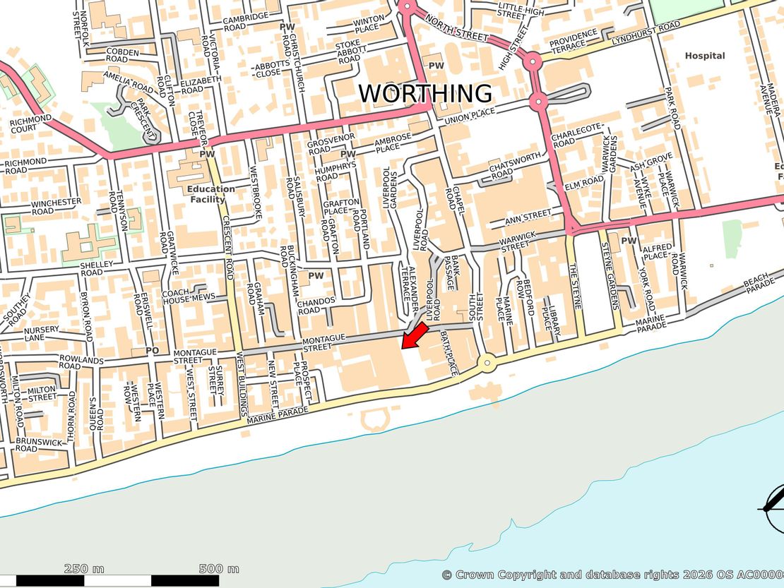 6 Montague Place, Worthing, West Sussex, BN11 3BG