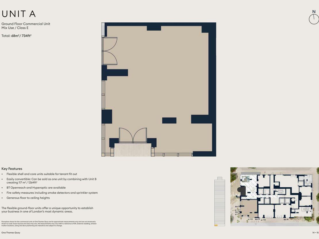 Unit A&B, One Thames Quay, 225 Marsh Wall, London, E14 9FW