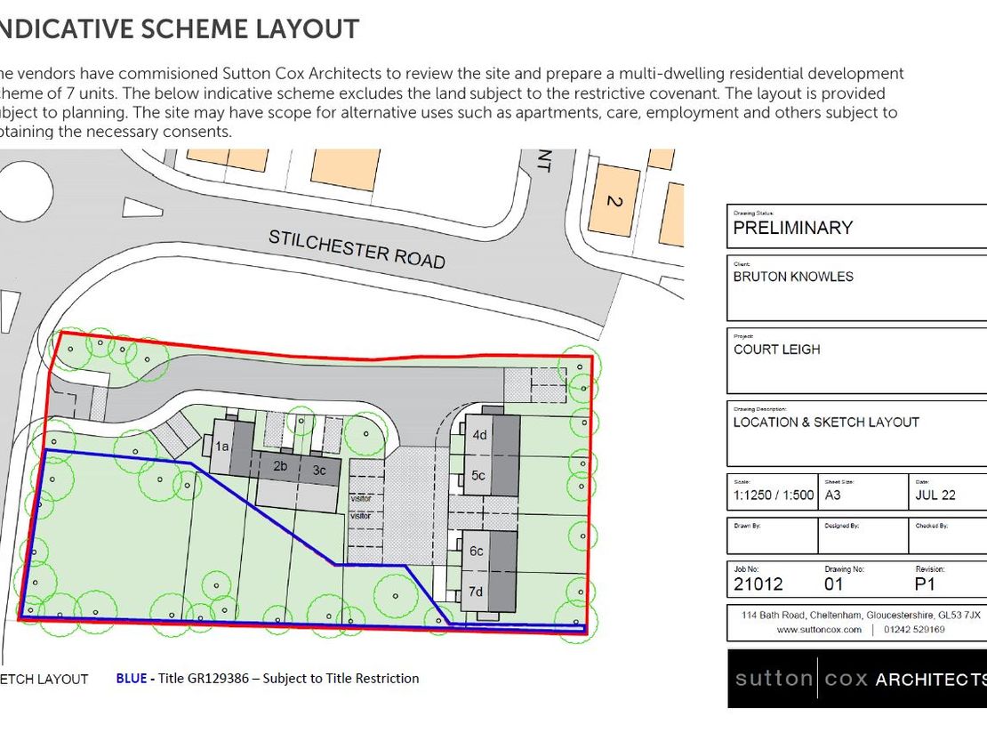 Residential Development Potential, Courtleigh, Court Road, Brockworth, Gloucester, Gloucestershire, GL3 4QY