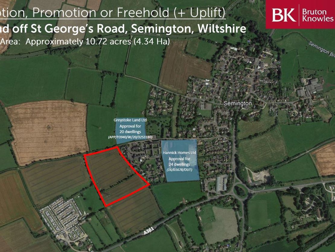 Strategic Land Off St Georges Road Semington, Wiltshire, BA14 6GB