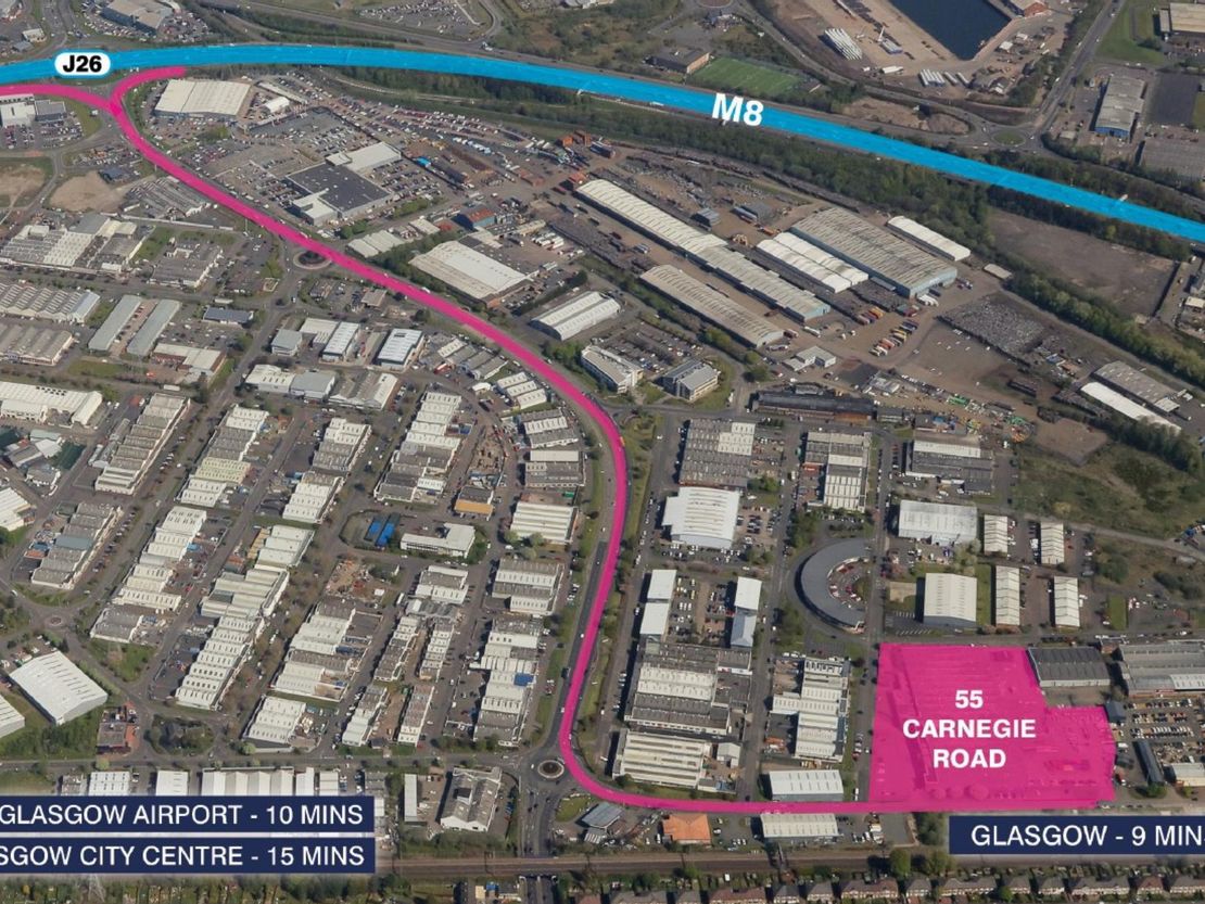 Site/Land, Carnegie Road, Hillington Park, Glasgow, G52 4JZ