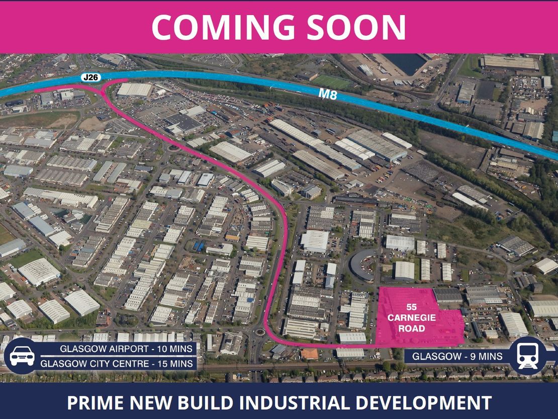 Site/Land, Carnegie Road, Hillington Park, Glasgow, G52 4JZ
