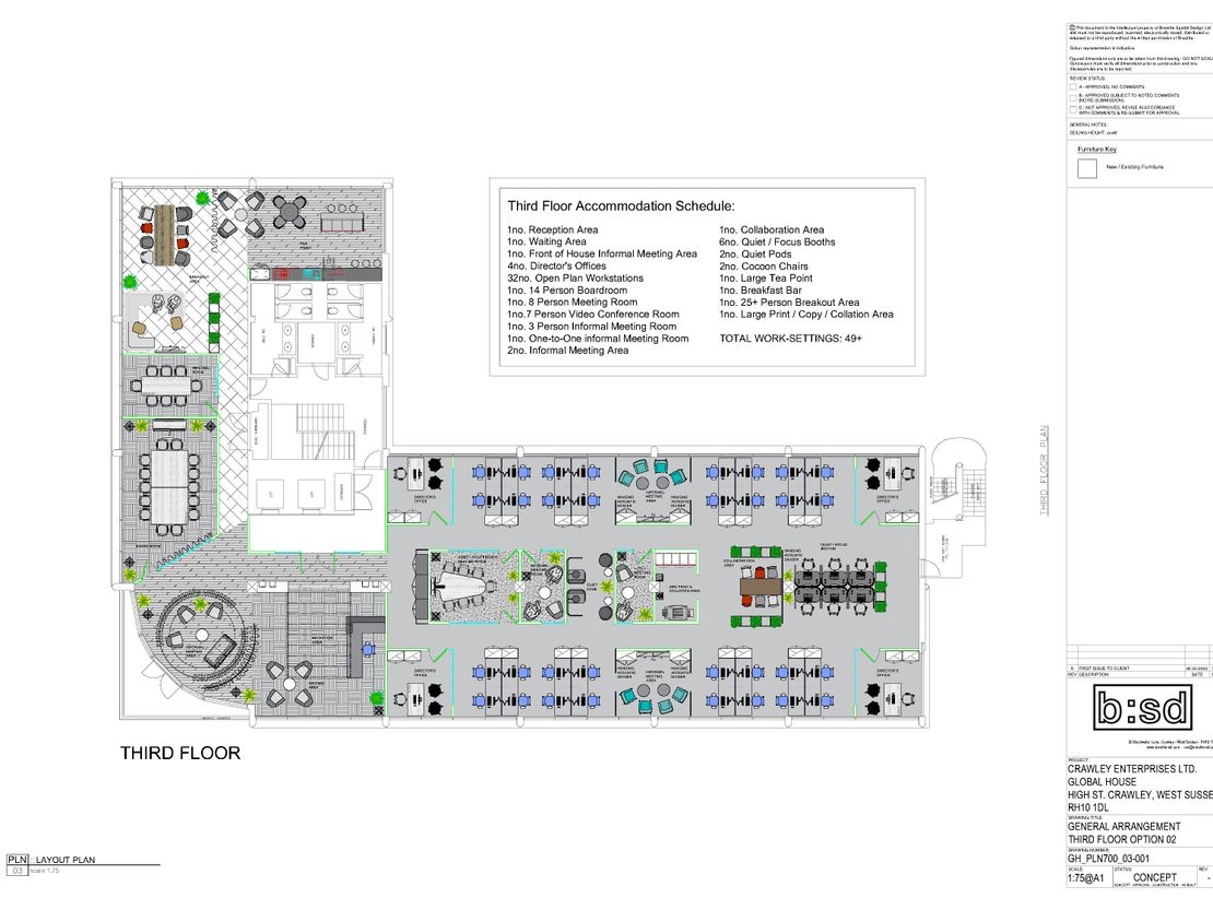 Third Floor Global House, High Street, Crawley, West Sussex, RH10 1DQ