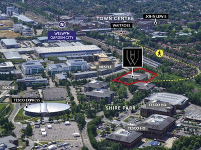 Property Image for Wallace House, 4 Falcon Way, Shire Park, Welwyn Garden City, Hertfordshire, AL7 1TW