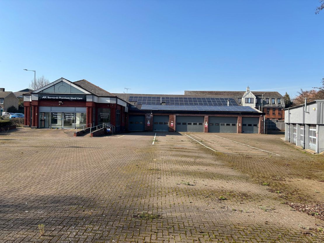 Former Barnards VW Dealership, Station Road, Stowmarket, Suffolk, IP14 1EP