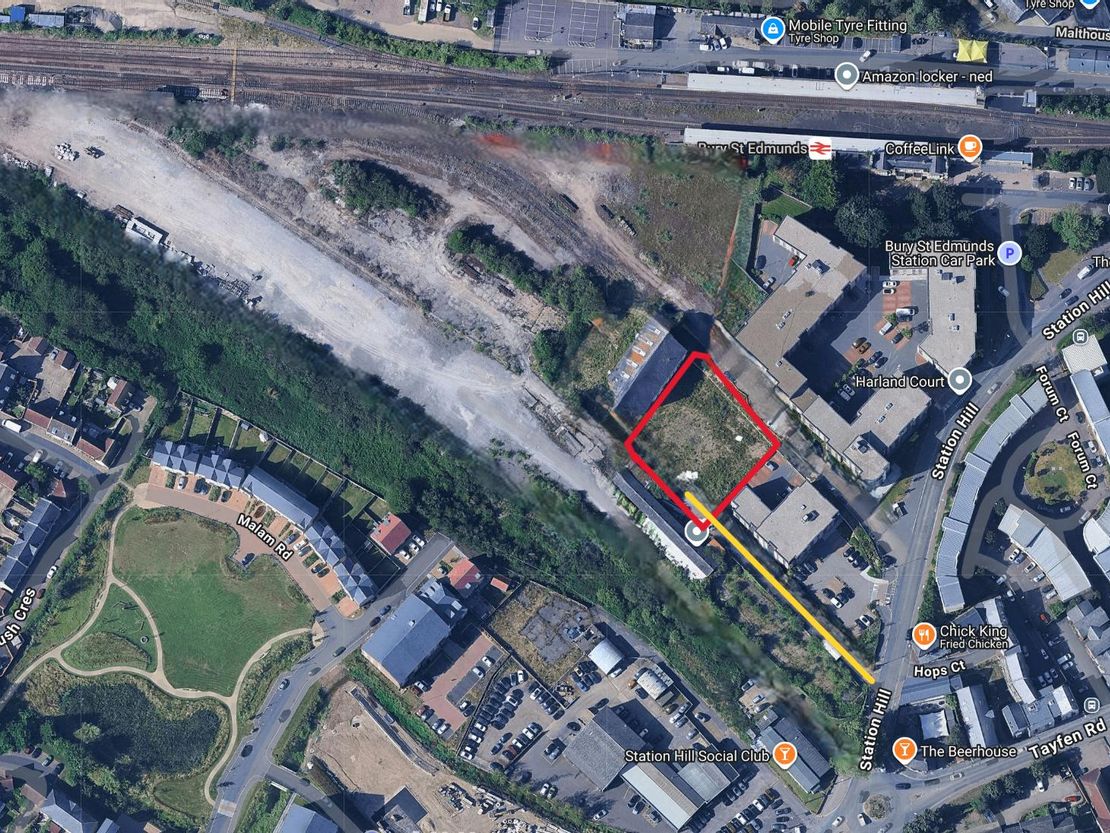 Yard At Signal Point, Station Hill, Bury St. Edmunds, Suffolk, IP32 6AD