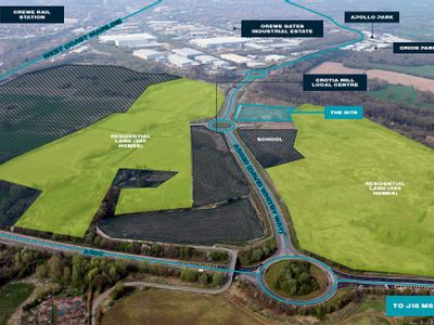Property Image for 4.37 Acre Development/Sale, Basford East, David Whitby Way, Crewe, Cheshire, CW2 5NL