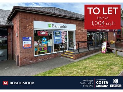 Property Image for Unit 7A Boscomoor Shopping Centre, Wolverhampton Road, Penkridge, Stafford, ST19 5NS