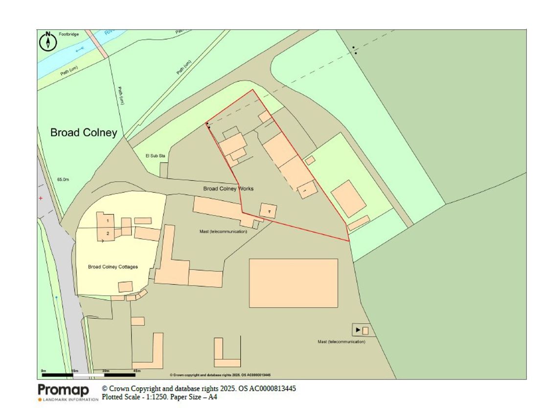 Land At Broad Colney Works, Shenley Lane, London Colney, St. Albans, Hertfordshire, AL2 1DG