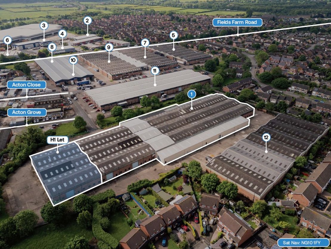 Unit F, Long Eaton Industrial Estate, Fields Farm Road, Long Eaton, Derbyshire, NG10 1FY