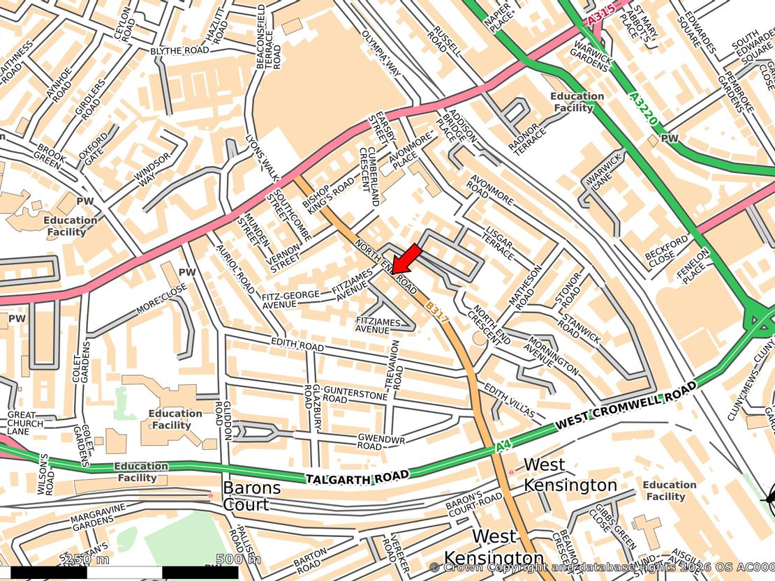 25 North End Parade, Kensington, London, W14 0SJ
