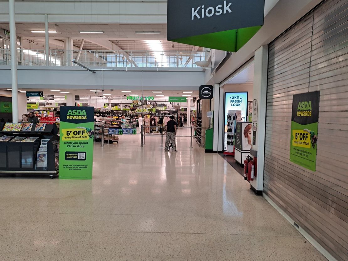 Concession Unit, Asda Superstore, Mansfield, Nottinghamshire, NG19 0HA