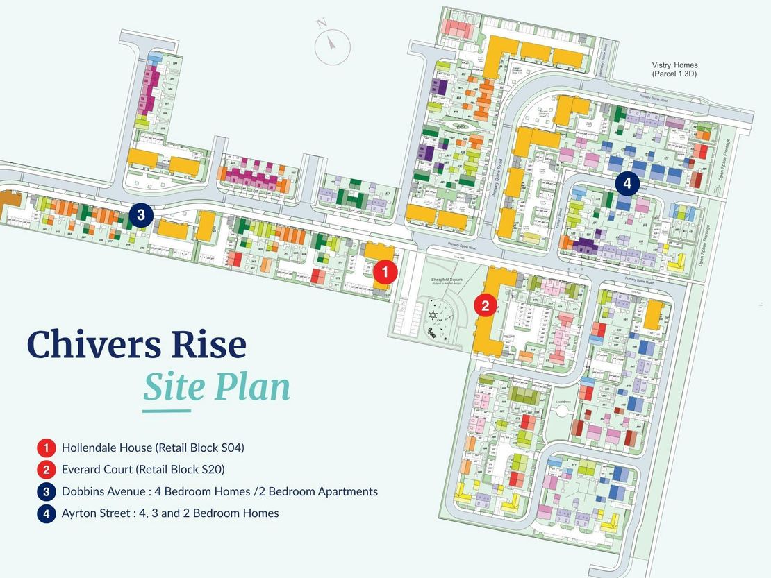Retail Units at West Cambourne, Chivers Rise, Cambourne, Cambridge, CB23 6EF