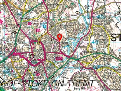 Property Image for 0.45 Acre Commercial Site Plus, Two One Bed Flats, 137 Keeling Road, Northwood, Stoke On Trent, ST1 6PA