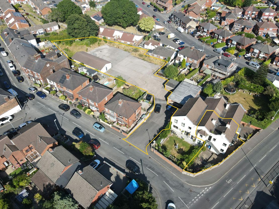 0.45 Acre Commercial Site Plus, Two One Bed Flats, 137 Keeling Road, Northwood, Stoke On Trent, ST1 6PA