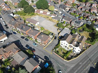 Property Image for 0.45 Acre Commercial Site Plus, Two One Bed Flats, 137 Keeling Road, Northwood, Stoke On Trent, ST1 6PA