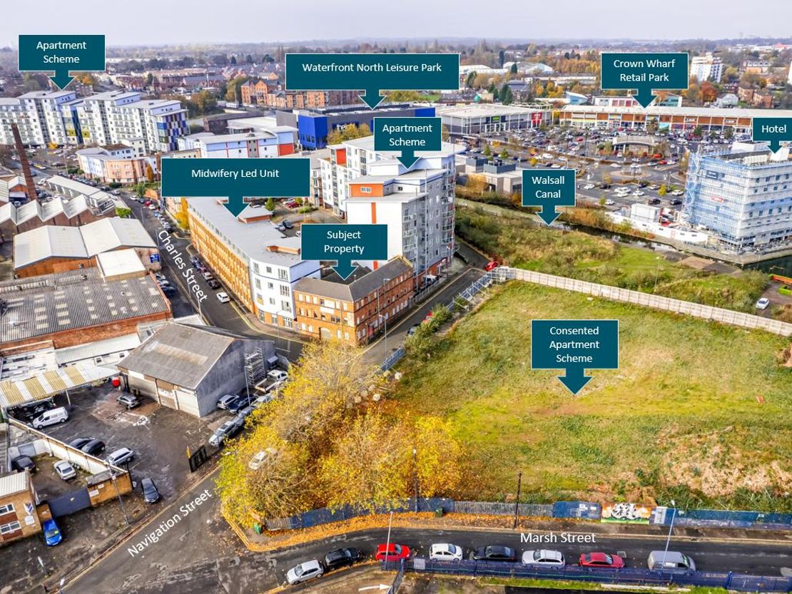 Allocated Development Opportunity STP, 30 Navigation Street, Walsall, West Midlands, WS2 9LT
