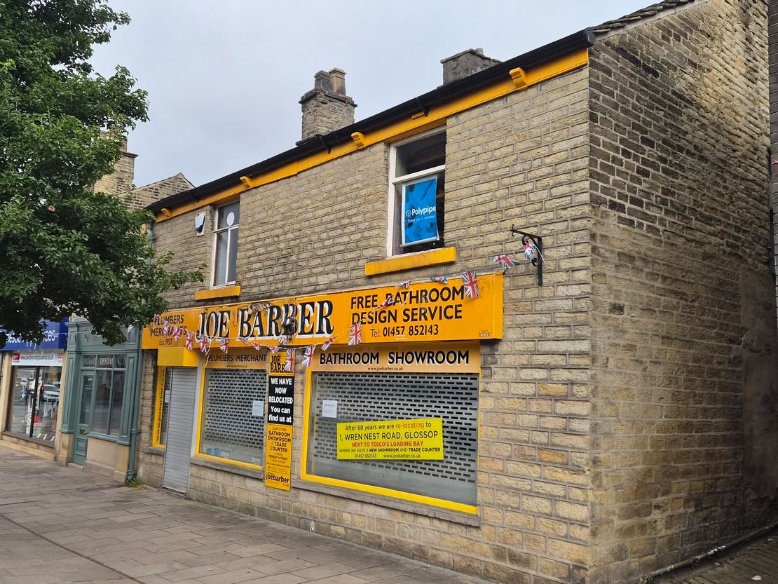 66-68 High Street West, Glossop, Derbyshire, SK13 8BH