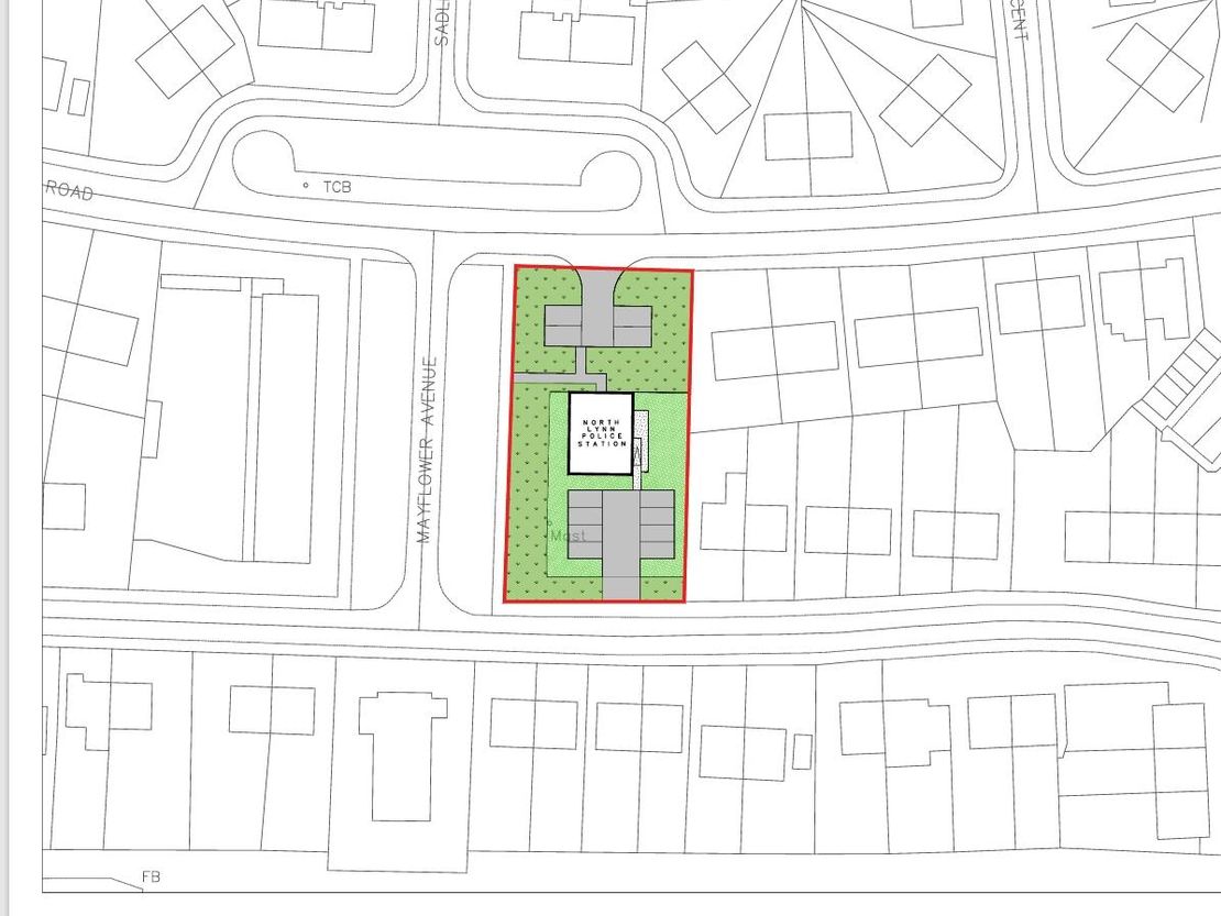 Former Police Station, Land Lying To The East Of Mayflower Avenue, North Lynn, PE30 2NR