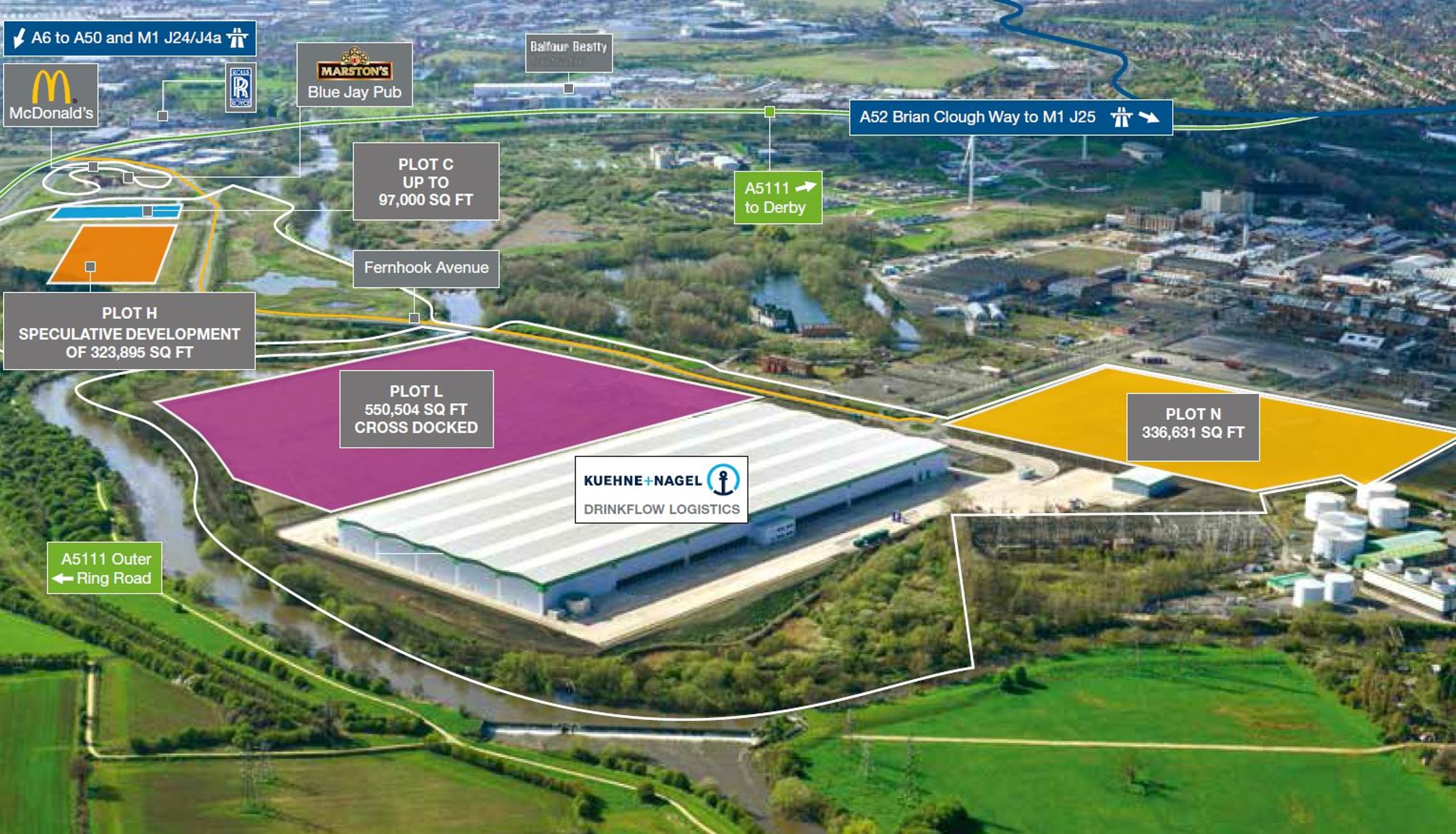 To Let Plot N Derby Commercial Park, Raynesway, Derby, Derbyshire