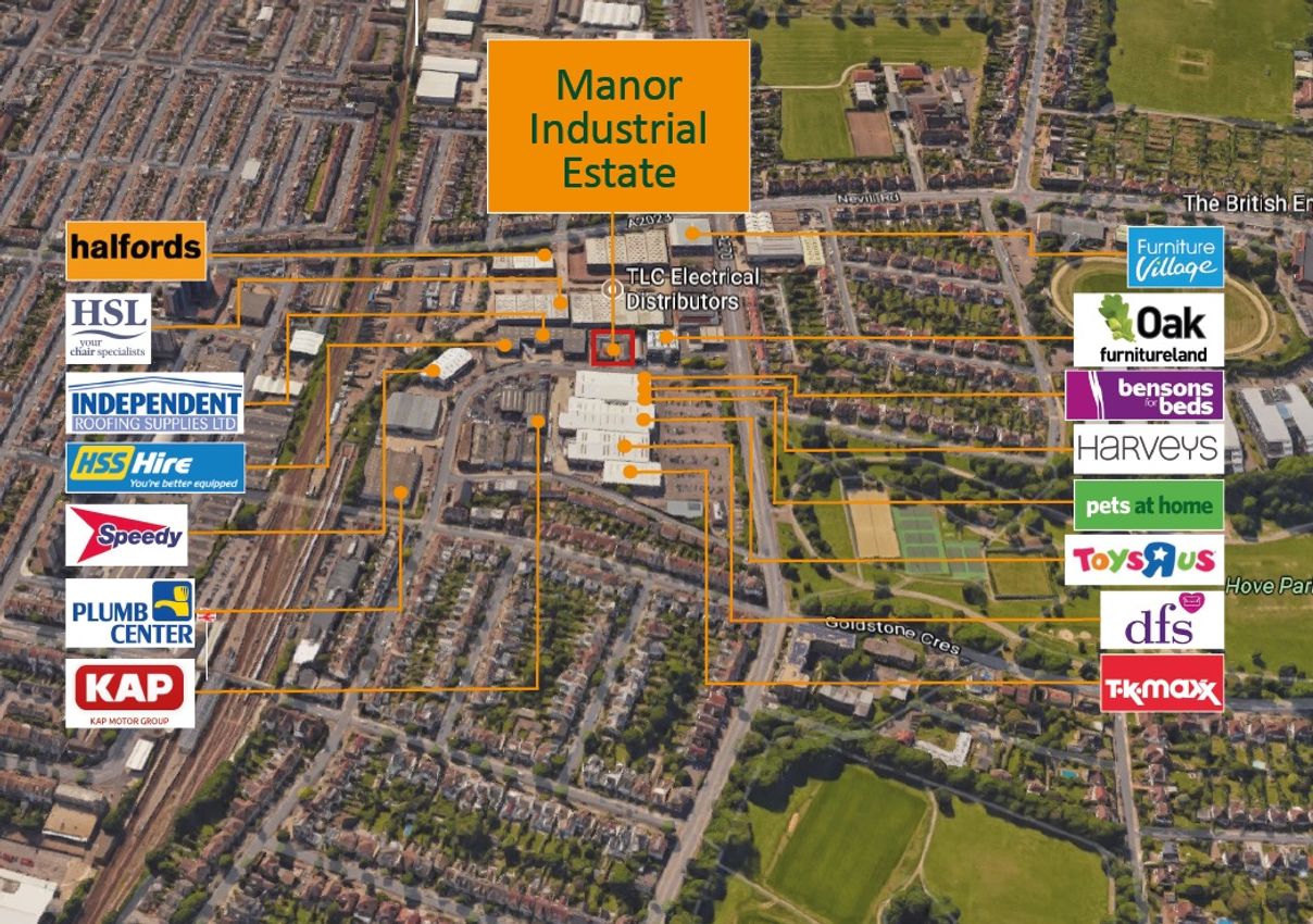 To Let Units 12, Manor Industrial Estate, Newtown Road, Hove, East