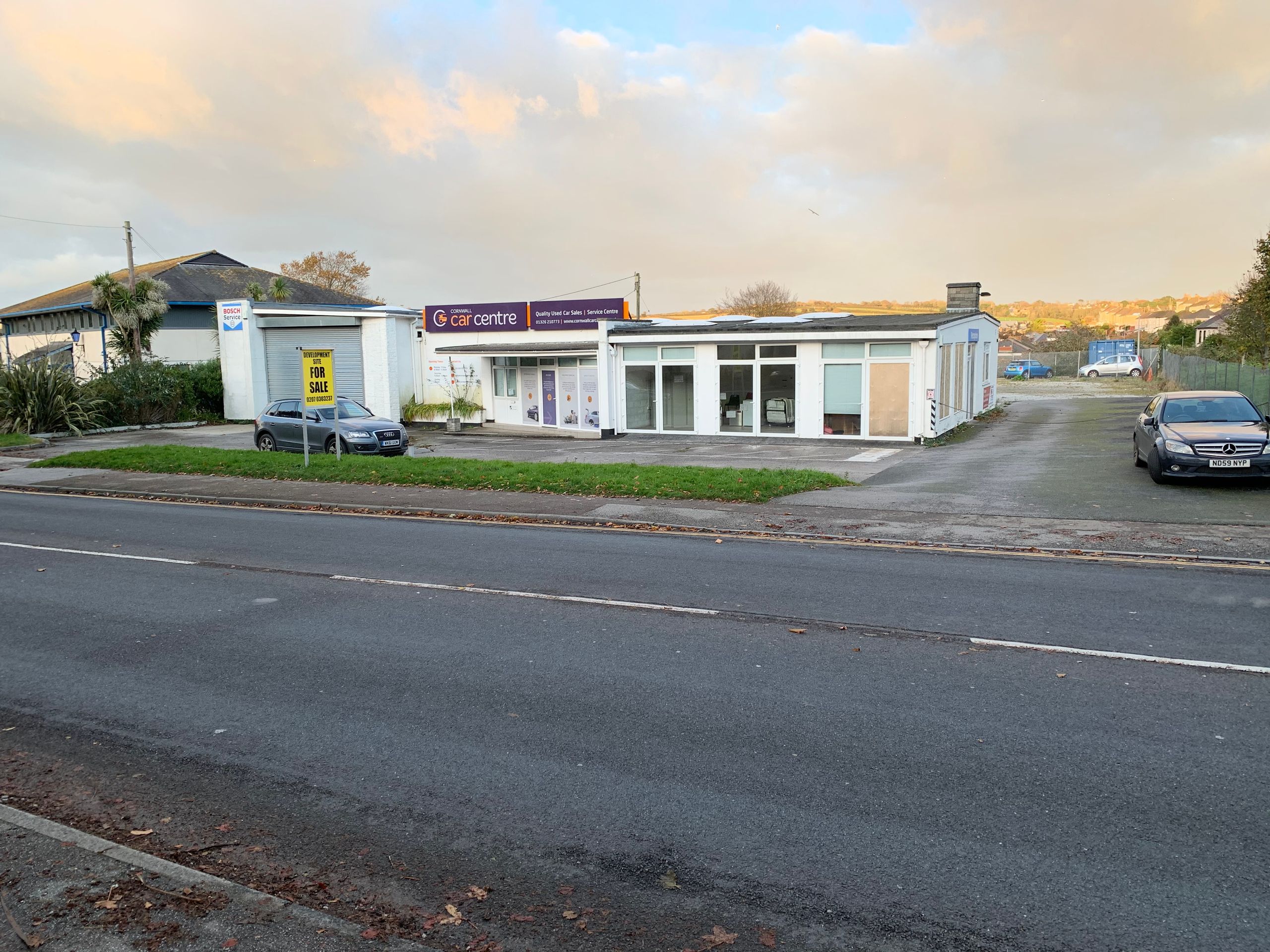 For Sale Former Cornwall Car Centre, Dracaena Avenue, Falmouth