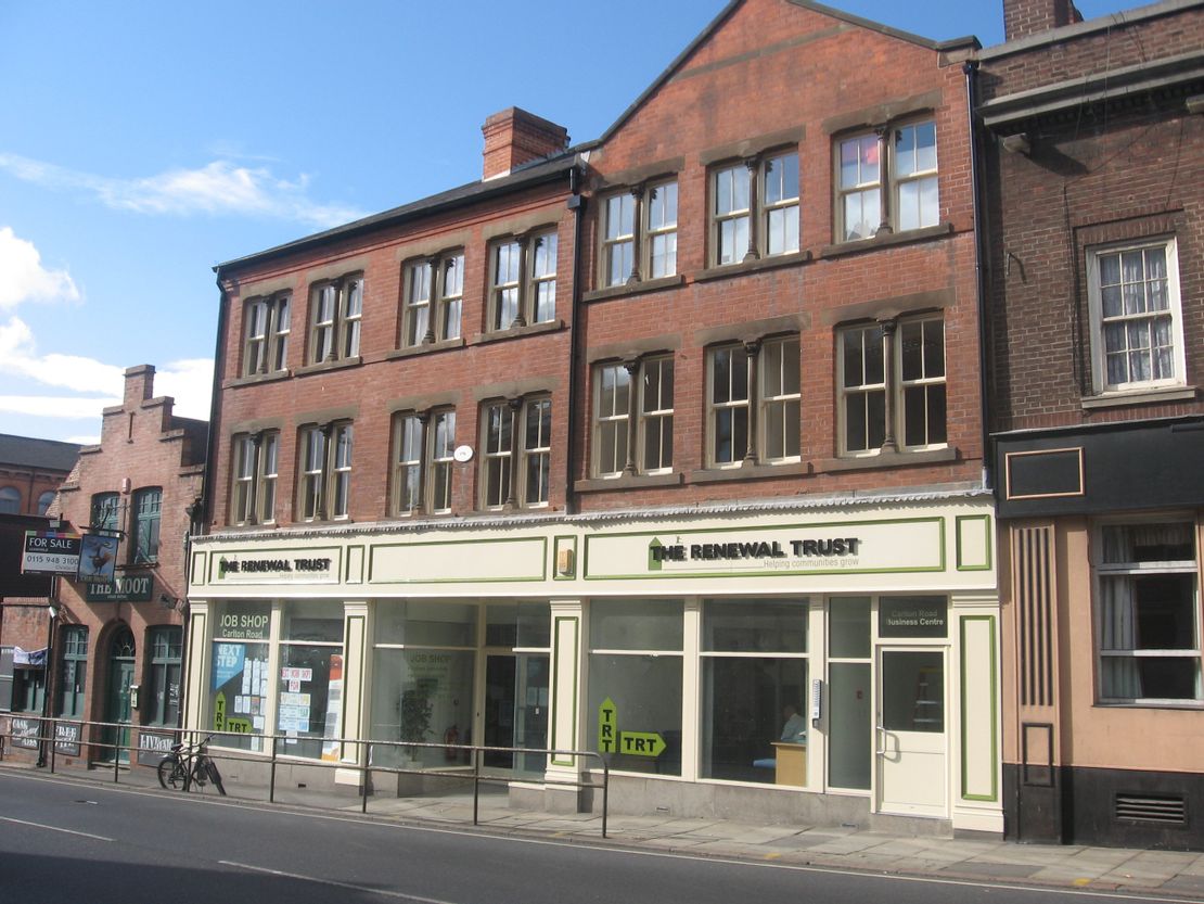 Carlton Road Business Centre, The Renewal Trust, 27-31 Carlton Road, Nottingham, Nottinghamshire, NG3 2DG