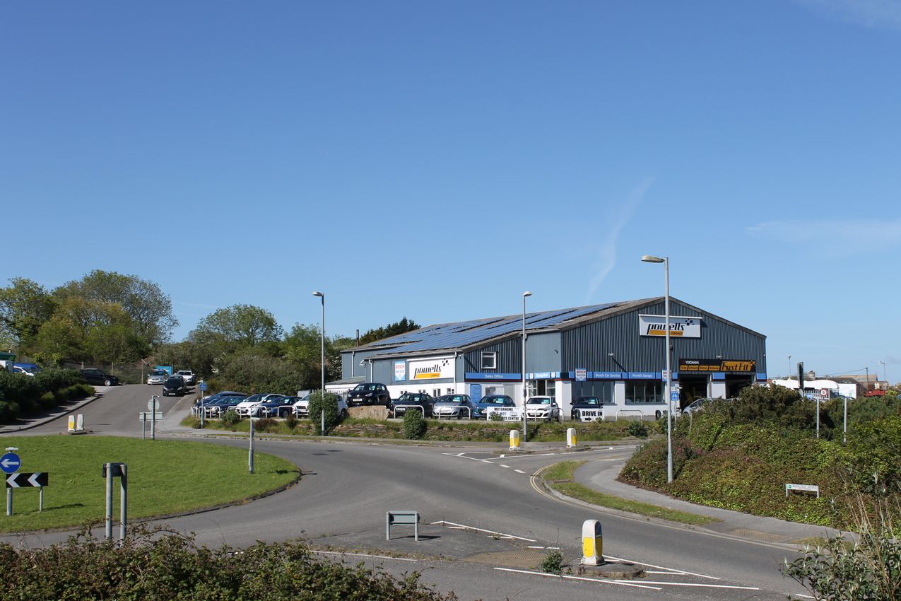 For Sale Powells Garage, Barncoose Industrial Estate, Redruth