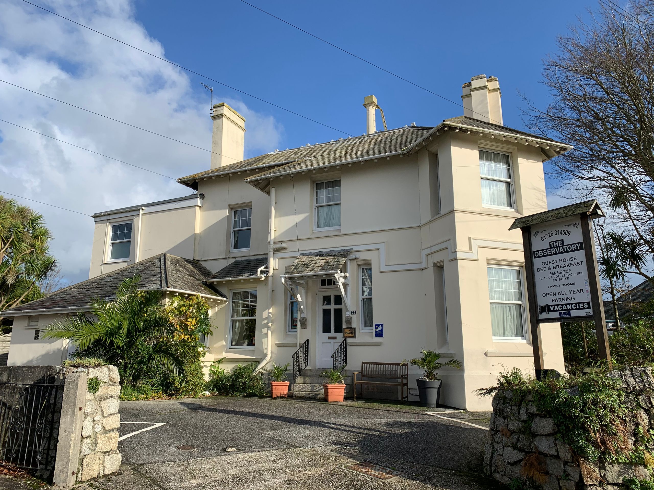 For Sale Observatory Guest House, 27 Western Terrace, Falmouth