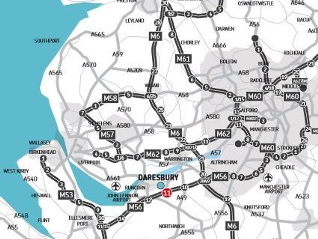 M56, Warrington WA4 4GB, UK